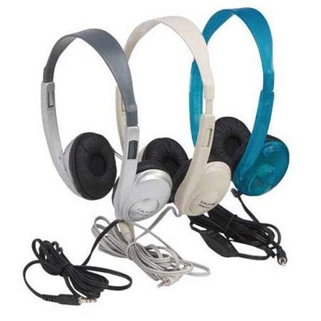 VIRTUAL International  Multimedia Stereo Headphones - Silver Color With Volume Control VI714981